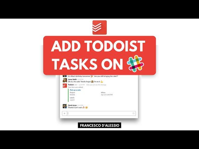 Add Tasks via Slack to Todoist