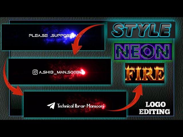 Neon Fire Smoke Wala Logo Video Kaise Banaye / Neon Fire Smoke Log Video Editing Alight Motion 2023