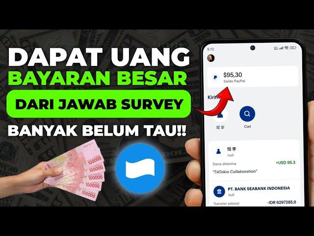 DAPAT DUIT - Cuma Jawab Survey Dengan Bayaran Tertinggi Yang Pernah Aku Coba!!