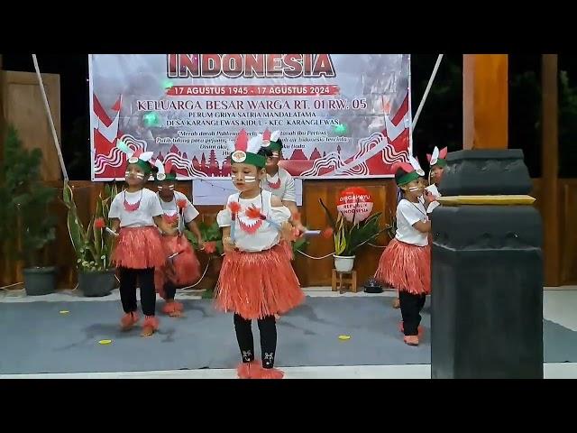 Tari Sajojo Anak anak RT 1 Perumahan Mandalatama