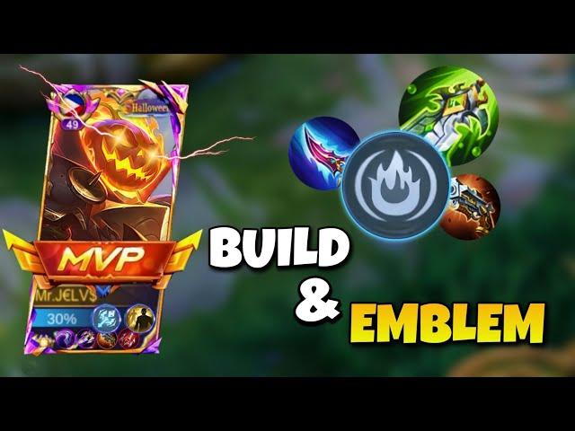 BEST BUILD AND EMBLEM FOR LEOMORD EXP LANER 2024!! | MLBB