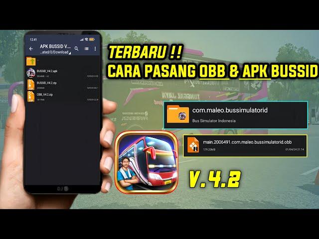 TERBARU ‼️ CARA PASANG OBB DAN APK BUSSID V.4.2