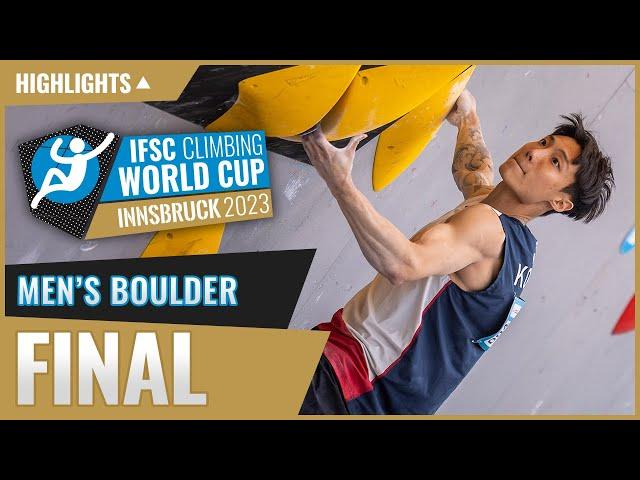 Men's Boulder final highlights || Innsbruck 2023