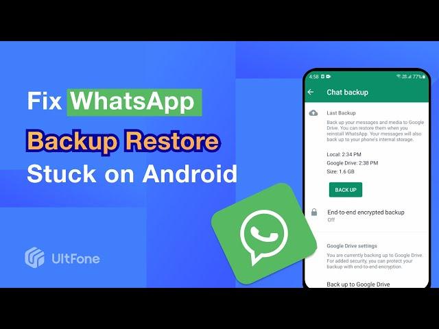 [9 Ways] WhatsApp Chat Backup Stuck Android at 24% 99%  | Whatsapp Backup Stuck Android 2023