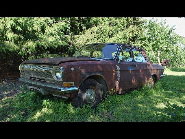 Starting GAZ-24 After 16 Years + Test Drive