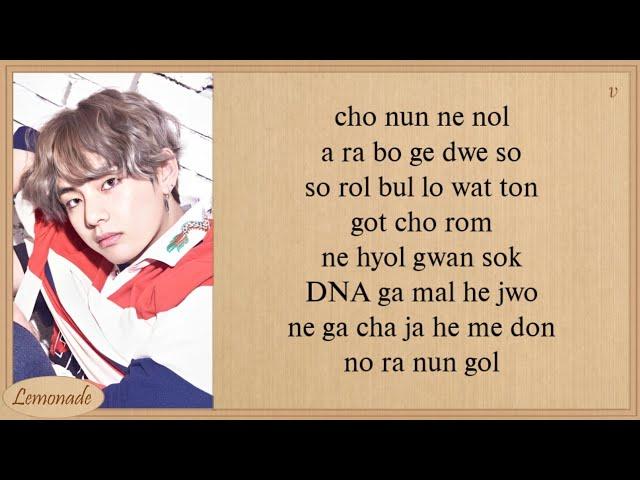 BTS DNA Easy Lyrics