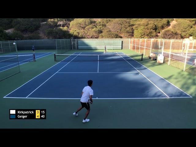 NTRP 4.0 - Ricky Kirkpatrick vs. Eric Geiger- Highlights | USTA League Fall 2020