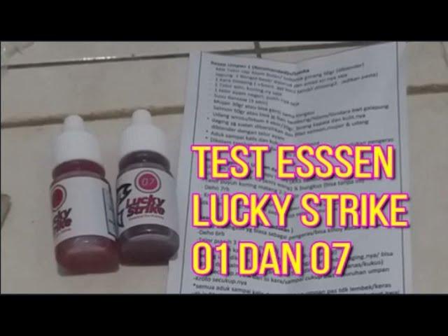 ESSEN IKAN MAS [ LUCKY STRIKE ] PLUS RESEP UMPAN DARI PENJUAL ESSEN