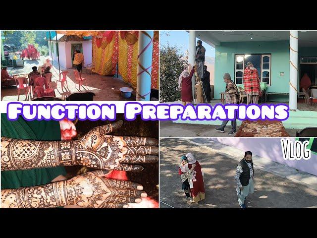 Function Preparations||Masi Ki Family Aa Gayi||Mehandi Le Ke Aaye