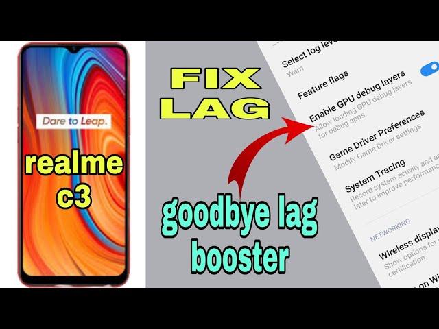 REALME C3 FIX LAG FINAL SET UP