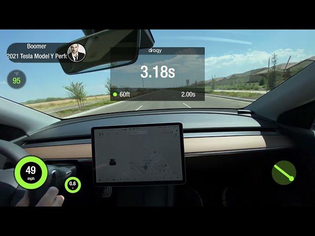 Tesla Model Y Performance 0-60 & 1/4 Mile