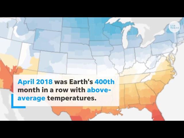 400 consecutive months of above-average temperatures