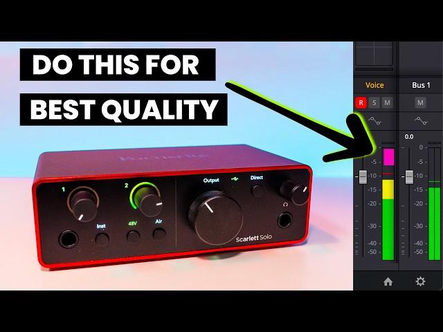 Focusrite Scarlett Solo 4th Gen Audio Interface Setup Guide