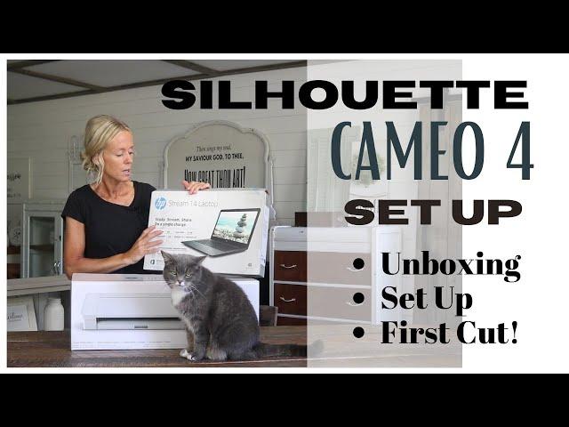 Silhouette Cameo 4 Unboxing ~ Cameo 4 Set Up ~ Cameo 4  ~ Silhouette Cameo 4 Tutorial for Beginners