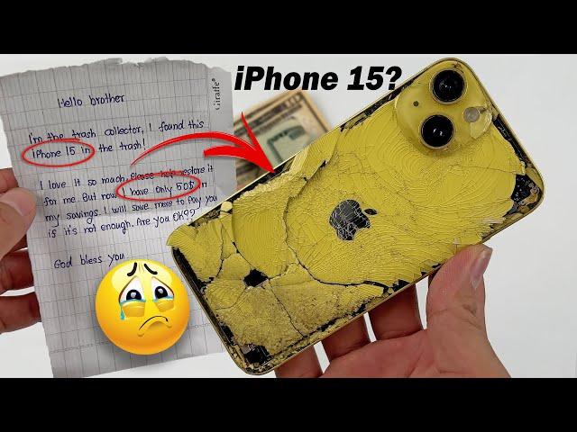 Destroyed iPhone 14 RESTORATION! My Fan Thought It Was an iPhone 15!