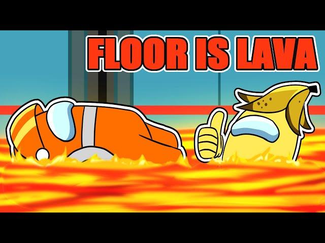 among us NEW FLOOR IS LAVA GAMEMODE (mods)