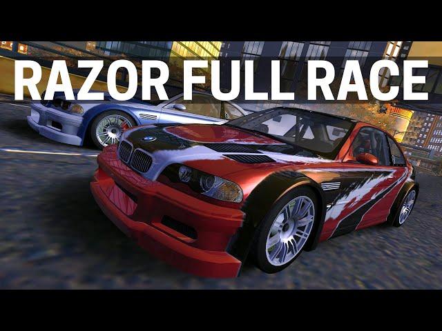 NFS Most Wanted - Stacked Deck BMW M3 GTR vs. RAZOR Full Race