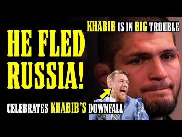 Khabib Nurmagomedov FLED RUSSIA!! Authorities RAID his BUSINESS & SEIZE his BANK ACCOUNTS!!