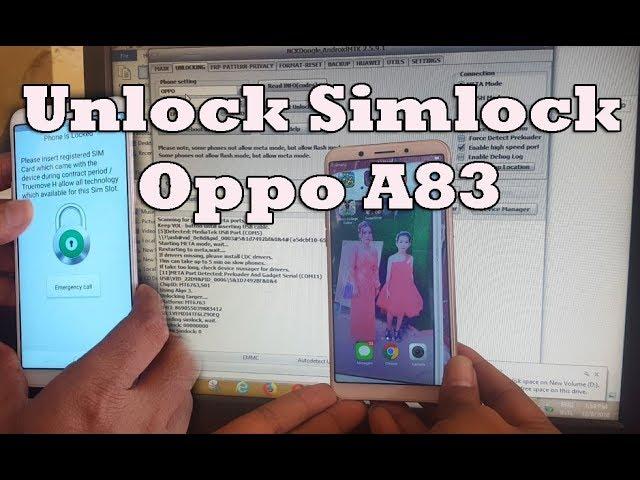 Oppo A83 || How to unlock network lock Oppo A83 , Unlock Simlock Oppo A83 quickly