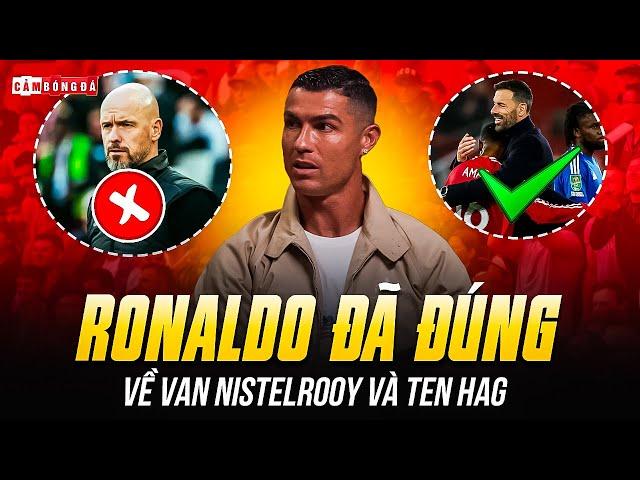 RONALDO ĐÃ ĐÚNG VỀ VAN NISTELROOY: THẤT BẠI VÌ ĐỘC ĐOÁN, TEN HAG HỐI HẬN CŨNG ĐÃ MUỘN