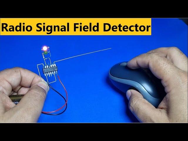 3 Simple RF Detector Circuits / Radio Signal Field Detector