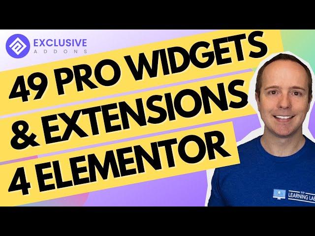 49 Pro Elementor Widgets & Extensions For Elementor By Exclusive Addons For Elementor