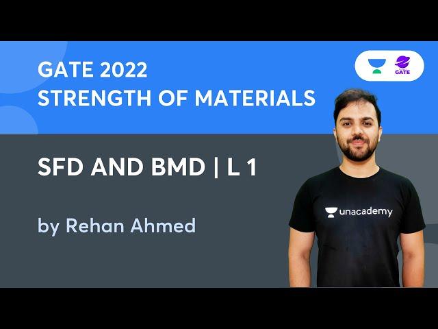 Strength of materials   L:1 | SFD AND BMD  | Planet GATE | CIVIL ENGINEERING