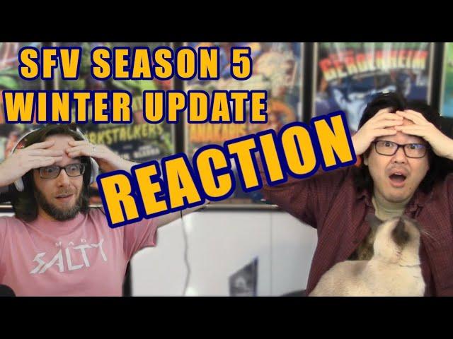 Full Street Fighter V Winter Update and REACTION!