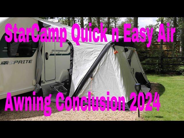 StarCamp Quick n Easy Air Awning Conclusion