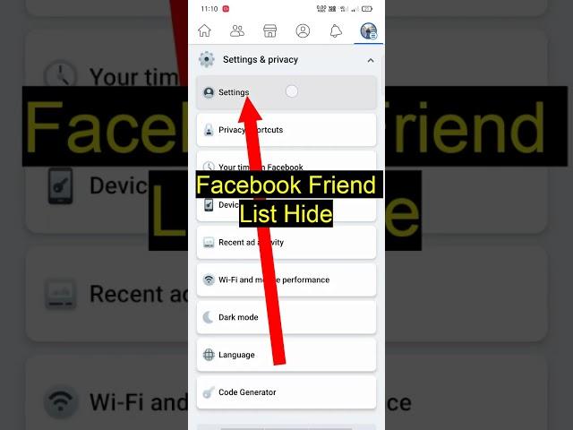 Facebook Friend List Hide#shorts #shortvideo #viral #facebookfriend