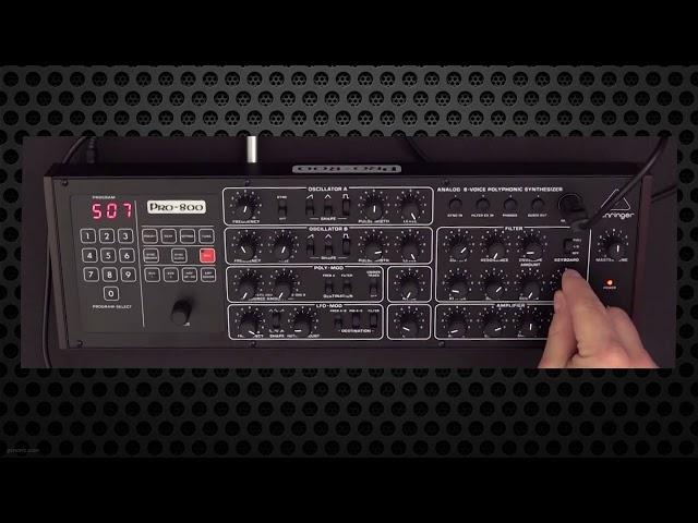 Behringer PRO-800: Factory Presets Demo (Sounds Only)