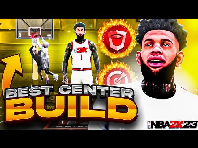 The BEST COMP CENTER BUILD in NBA 2K23! BEST SHOOTING CENTER BUILD in NBA 2K23! BEST BUILD!