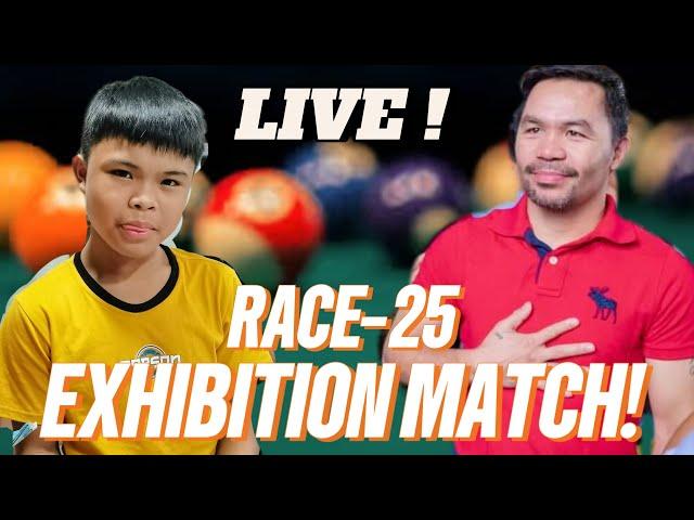 Jaybee Sucal  Manny Pacquiao Live Exhibition match Race 25