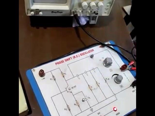 Phase oscillator(RC)experiment||by duphysics practicals||du physics practicals