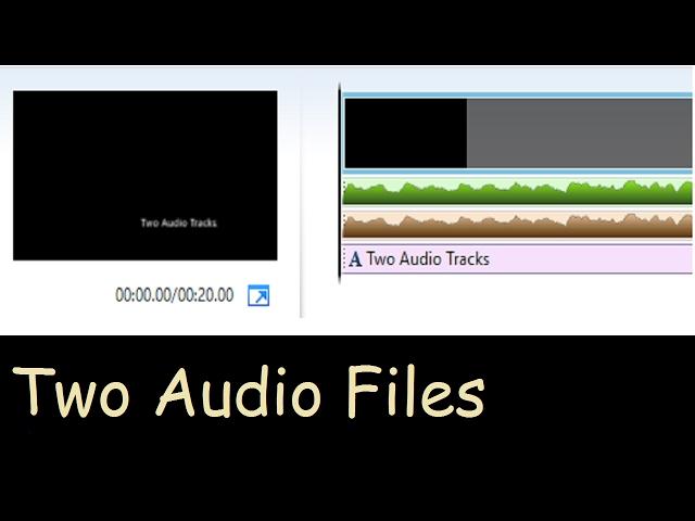 How to add two audio files Windows Movie Maker