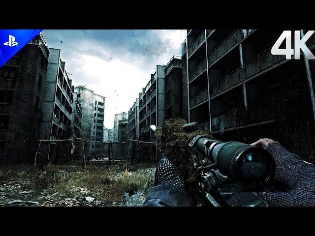 All Ghillied Up - Pripyat Chernobyl Outskirts / Ukraine [4K UHD 60FPS] Modern Warfare Remastered