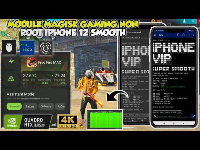 UP ANDROID PERFORMAMODULE MAGISK GAMING NON ​​ROOT IPHONE 12HOW TO OVERLOCK ANDROID NON ROOT