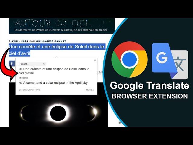 Google Translate Extension For Chrome