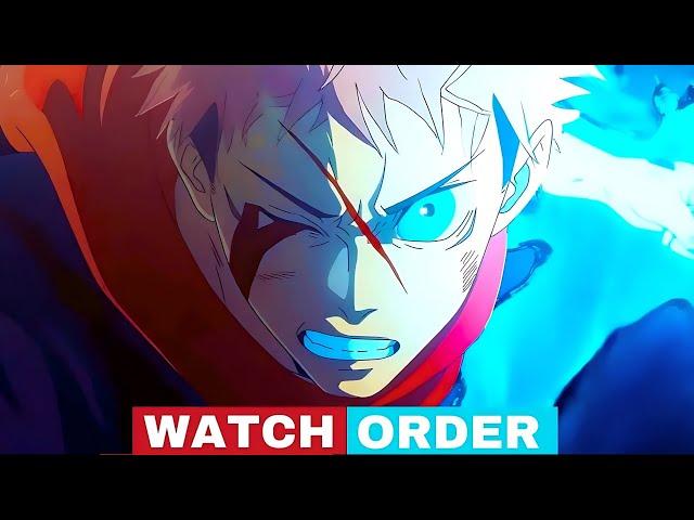 Jujutsu Kaisen Complete Watch Order 2023 Explain