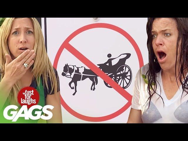 Criminal Horses, Rocket Launchers, & Wet T-Shirts | JFL Throwback Pranks