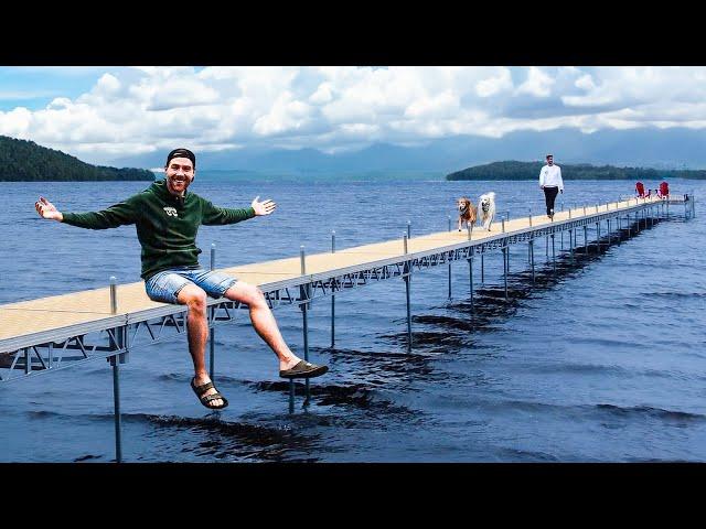 Building the ULTIMATE Dock and Deck for our Lake