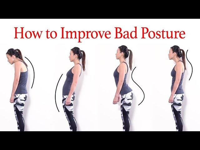 How to Improve Bad Posture & Look Tall - Exercises & Causes | Joanna Soh