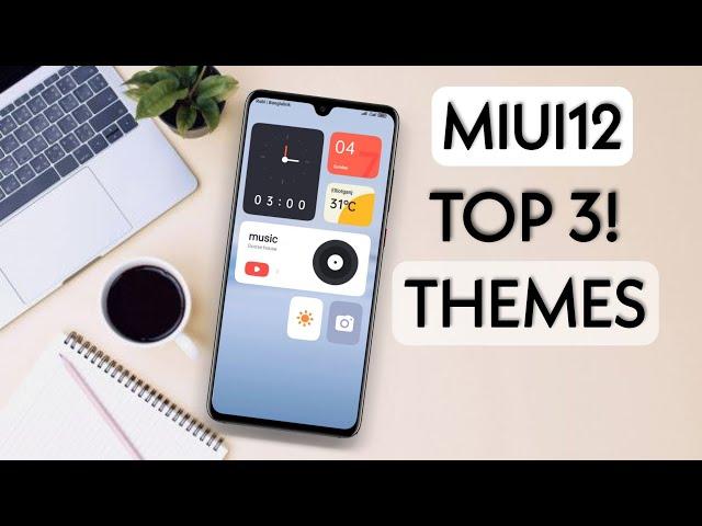 Top 3 Miui 12 VIP Themes | MIUI Theme Customization | Control Centre MIUI 12