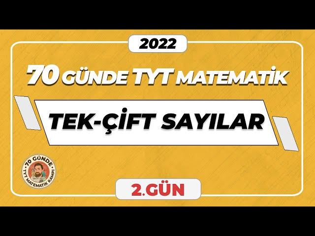 Tek-Çift Sayılar | 70 Günde TYT Matematik Kampı | 2.Gün | #merthoca #70gündetyt