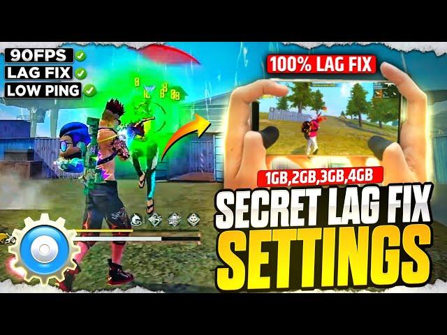 अब कभी LAG नहीं होगाBest Lag Fix Setting Free Fire 2024 Free Fire Lag Fix Setting  1GB TO 6GB