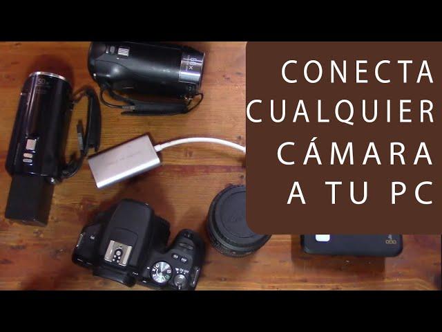 Como conectar CUALQUIER CÁMARA a tu PC (para trasmisiones, zoom, conferencias)