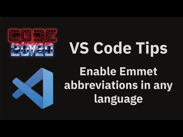 VS Code tips — Enable emmet abbreviations in any language using "emmet.includeLanguages"