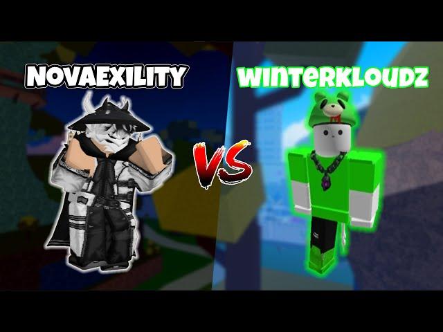 NovaExility vs WinterKloudz | Blox Fruits PVP