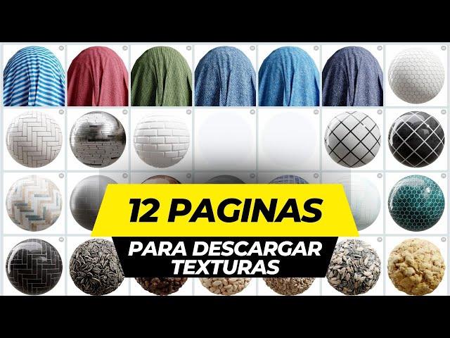 12 páginas para descargar texturas | vray | render