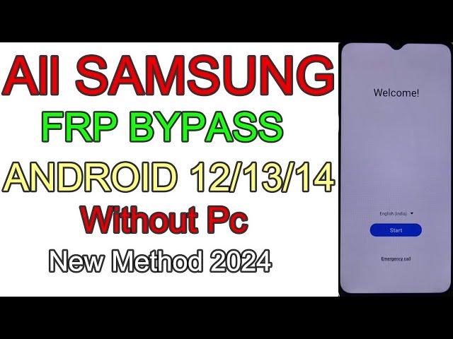 Without Pc Samsung All Model Frp Bypass Android 12/13/14 | Gmail Lock Remove Samsung/FRP Bypass 2024